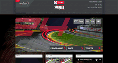 Desktop Screenshot of 24hoursofspa.com